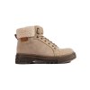 Béžové dámské kotníkové boty s kožešinou (Velikost 37.5)