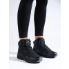 Černé vysoké trekové boty dámské Shelovet se zateplením (Velikost 37.5)