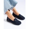 Mokasíny dámské  lehké tmavě modré (Velikost 37.5)