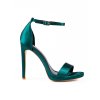 Dámské sandály na vysokém podpatku  zelené (Velikost 37.5)