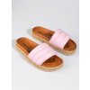 Dámské nazpuváky espadrilky na hrubé podrážce Vinceza růžové (Velikost 37.5)