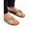 Dámské béžové ploché pantofle Potocki (Velikost 37.5)