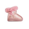 Dívčí sněhule s kožíškem  růžové (Velikost 36)