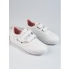 Sportovní boty na suchý zip pro dívky Potocki bílé (Velikost 36)