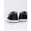 Dětské tenisky na suchý zip černo-bílé (Velikost 36)