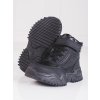 Chlapecké kotníkové boty zateplené  černé (Velikost 36)