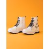 Bílé dívčí kotníkové boty POTOCKI (Velikost 36)