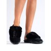 Dámské černé pohodlné pantofle (Velikost 36-37)