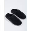 Měkké černé pánské pantofle (Velikost 40-41)