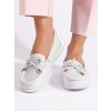 Bílé dámské mokasíny (Velikost 36)
