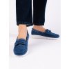 Pohodlné modré dámské mokasíny (Velikost 36)