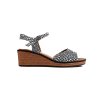 Pohodlné dámské sandály na klínku Sergio Leone (Velikost 36)