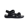 Pohodlné pánské černé sandály na suchý zip (Velikost 40)