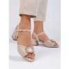 Krémové dámské sandály Sergio Leone