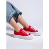 Dámské tenisky na platformě červené (Velikost 36)