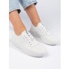 Bílé dírkované dámské tenisky (Velikost 36)