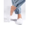 Dámské textilní bílé slipony (Velikost 36)