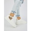 Bílé dámské sportovní boty s medvídkem (Velikost 36)