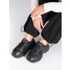 Černé sneakersy na hrubé podrážce (Velikost 36)