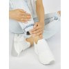 Bílé sneakersy dámské na klínku (Velikost 36)