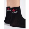Černé  ponožky Vico 3 ks v balení (Velikost 39-41)