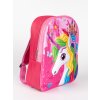 Růžový batoh pro dívku s jednorožcem (Velikost one size)