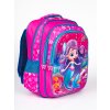 Růžový batoh pro dívku s mořskou pannou (Velikost one size)