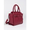 Červená dámská kabelka se stříbrnými prvky (Velikost 37.5)