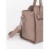 Béžová dámská kabelka se stříbrnými prvky (Velikost one size)