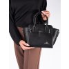 Černá dámská kabelka se stříbrnými prvky (Velikost one size)