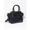 Černá dámská kabelka se stříbrnými prvky (Velikost one size)