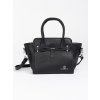 Černá dámská kabelka se stříbrnými prvky (Velikost one size)