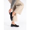 Černé elegantní dámské mokasíny (Velikost 36)