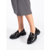 Černé elegantní mokasíny dámské (Velikost 36)