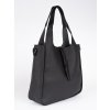 Černá dámská kabelka shopper (Velikost one size)