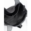 Černá dámská kabelka shopper (Velikost one size)