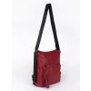 Červená dámská taška typu batoh s třásněmi (Velikost one size)