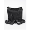 Černá dámská taška typu batoh s třásněmi (Velikost one size)