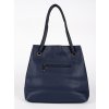 Tmavě modrá kabelka shopper (Velikost one size)