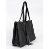 Černá velká kabelka s třásněmi (Velikost one size)