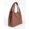 Hnědá dámská kabelka shopper (Velikost one size)