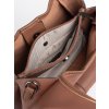 Hnědá dámská kabelka shopper (Velikost one size)