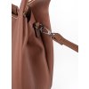 Hnědá dámská kabelka shopper (Velikost one size)