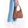 Hnědá dámská kabelka shopper (Velikost one size)