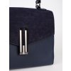 Tmavě modrá elegantní kabelka listonoška (Velikost one size)