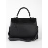 Černá elegantní kabelka listonoška (Velikost one size)