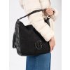 Černá prošívaná kabelka přes rameno (Velikost one size)