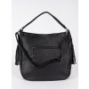 Černá prošívaná kabelka přes rameno (Velikost one size)