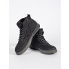 Černé zateplené pánské zimní boty vyšší (Velikost 40)