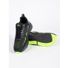 Černo-zelené pánské síťované sportovní boty (Velikost 41)